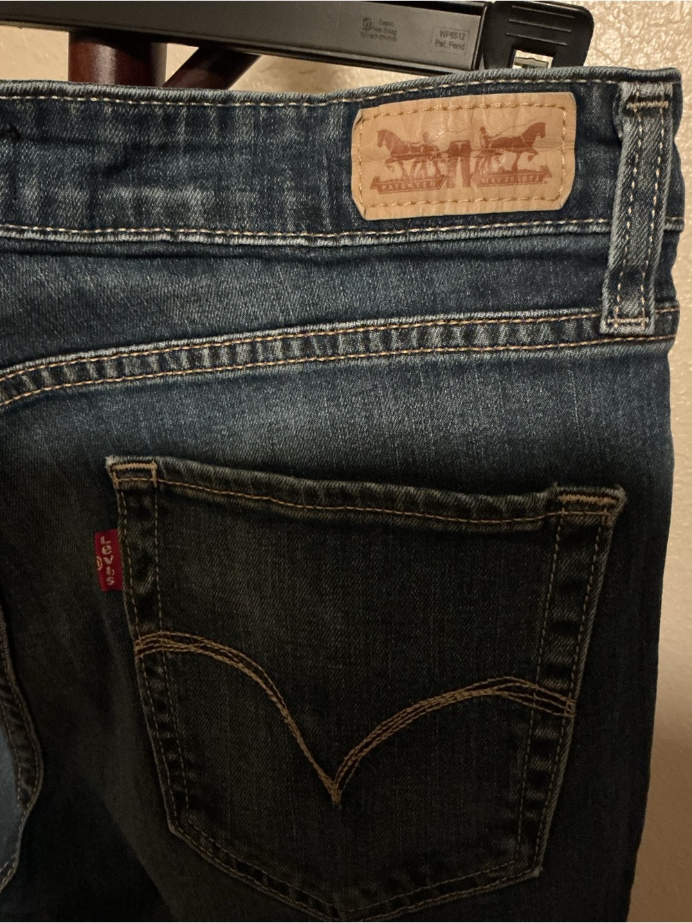 Levi's women Indigo Straight Leg Jeans with Red Tab